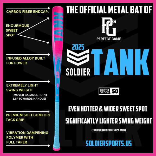 2025 Soldier Tank BBCOR Baseball Bat